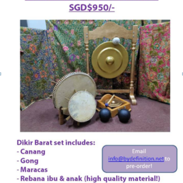 Dikir Barat – Musical Instruments Set