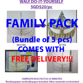 Wau Do-It-Yourself Kit – Family Pack Promo (5 Pcs with Free Delivery)