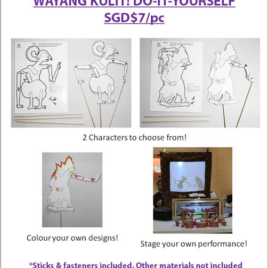 Wayang Kulit DIY Kit – Individual Pack (1pc)